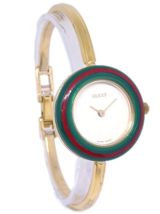 Gucci 11/12.2 Change Bezel Chameleon Quartz Watch SS 117915 main image 6